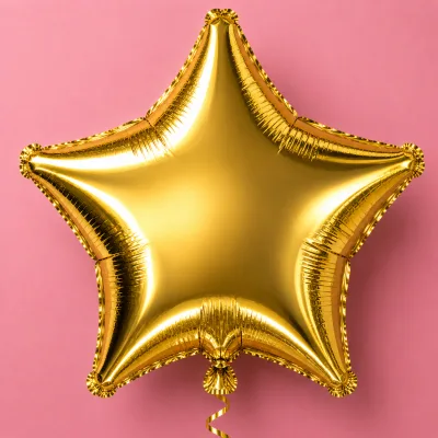 Balão Estrela 18 Polegadas — Ouro · LISO