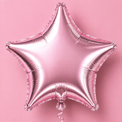 Balão Estrela 18 Polegadas — Rosa · LISO