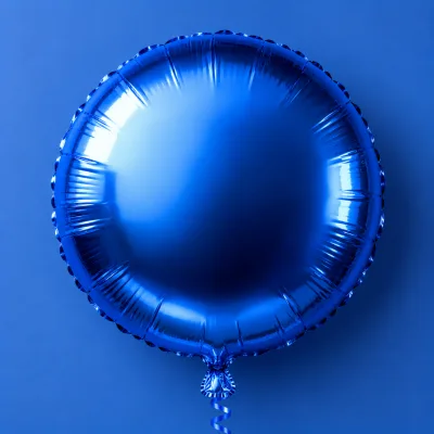 Balão Redondo 18 Polegadas — Azul · LISO