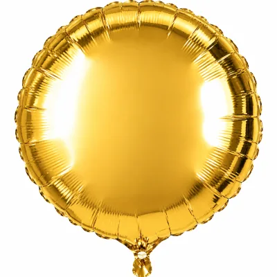 Balão Redondo 18 Polegadas — Ouro · LISO