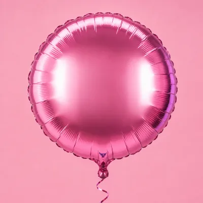 Balão Redondo 18 Polegadas — Rosa · LISO
