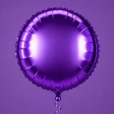 Balão Redondo 18 Polegadas — Roxo · LISO