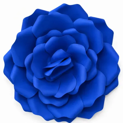 Flor Mini de Papel — Azul