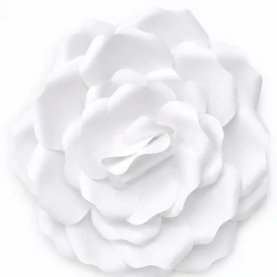 Flor Mini de Papel — Branco