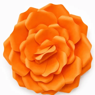 Flor Mini de Papel — Laranja