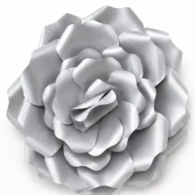 Flor Mini de Papel — Prata