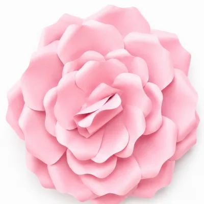 Flor Mini de Papel — Rosa Claro