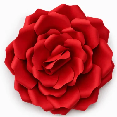 Flor Mini de Papel — Vermelho