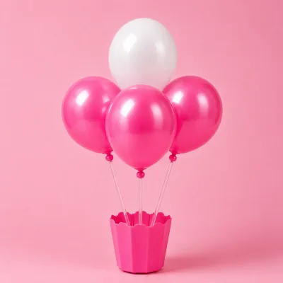 Suporte Cachepot para Balão — Pink