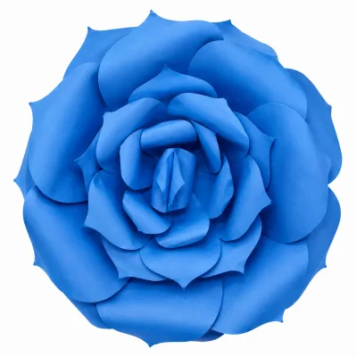 Flor de Papel Pequena — Azul