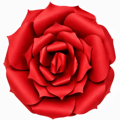 Flor de Papel Pequena — Vermelho