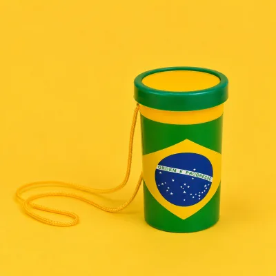 Corneta de torcida em tamanho reduzido