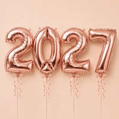 Kit Balão 2027 16 Polegadas — Rosé Gold