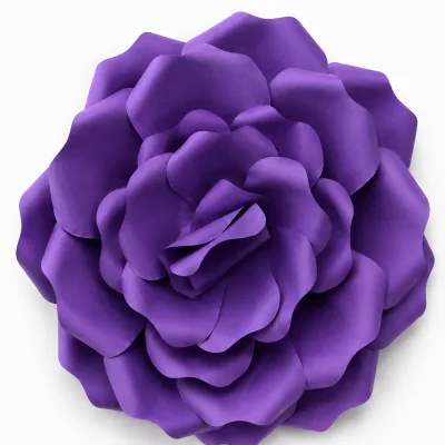 Flor Mini de Papel — Roxo