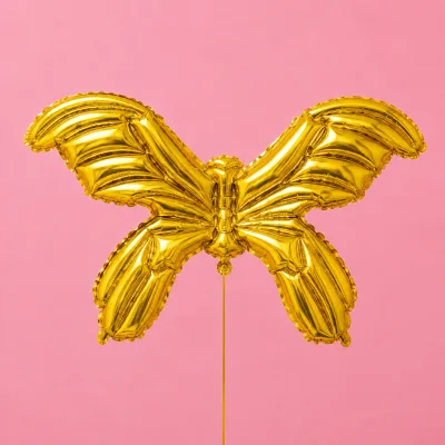 Balão Borboleta — Ouro