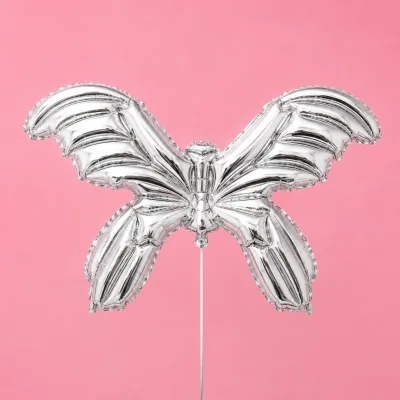 Balão Borboleta — Prata