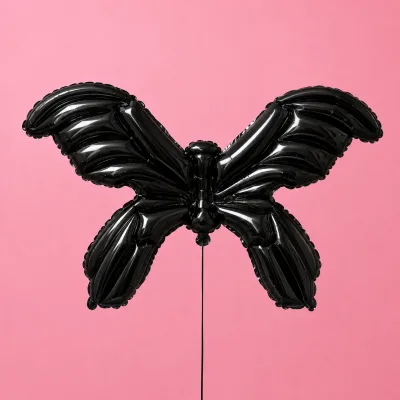 Balão Borboleta — Preto