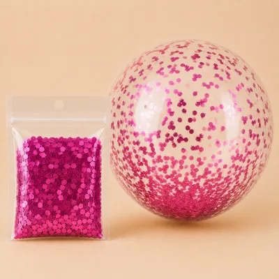 Micro Confete 10g Redondo — Pink