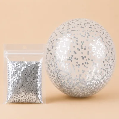 Micro Confete 10g Redondo — Prata