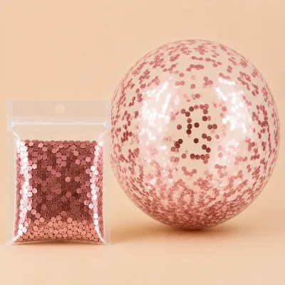 Micro Confete 10g Redondo — Rosé