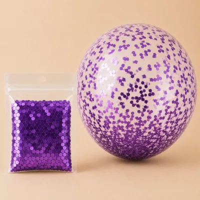 Micro Confete 10g Redondo — Roxo