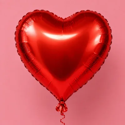 Balão Coração 18 Polegadas — Vermelho · HELIO