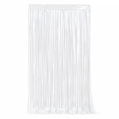 Cortina Metalizada 1x2m — Branco