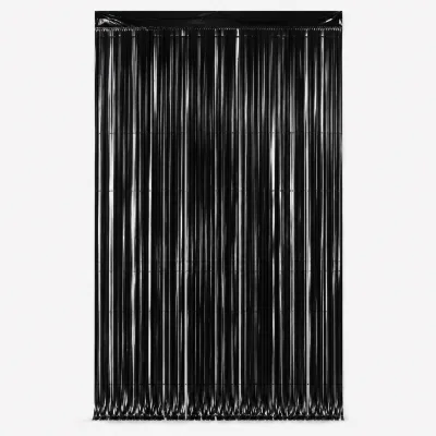 Cortina Metalizada 1x2m — Preto