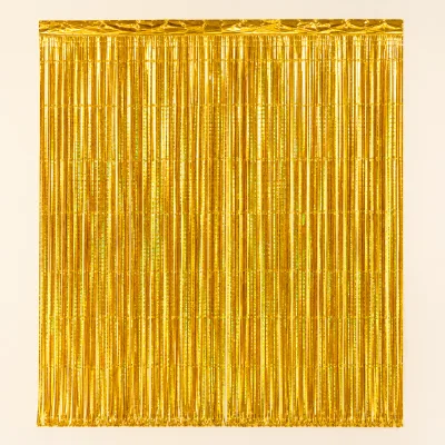 Cortina Holográfica — Ouro