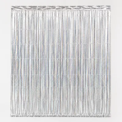 Cortina Holográfica — Prata