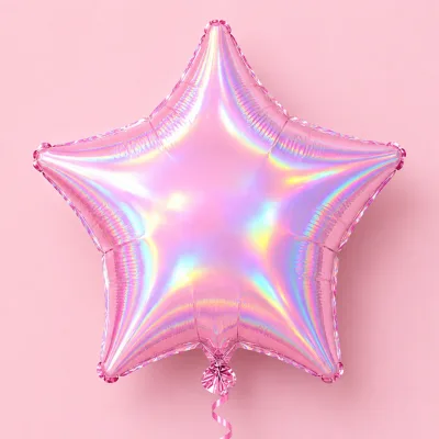 Balão Estrela 18 Polegadas — Rosa · NACARADO