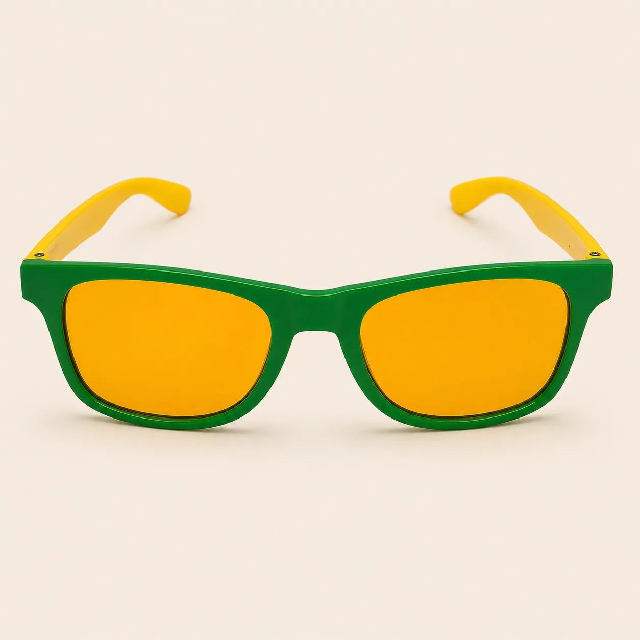 Óculos Verde e Amarelo