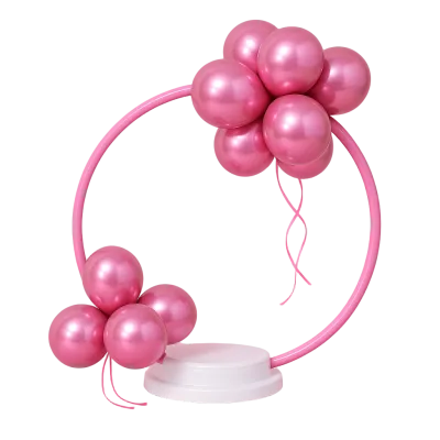Arco de Mesa para Balão — Rosa · 50 CM