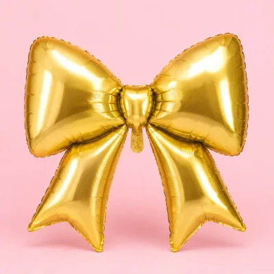 Balão Laço 40 Polegadas — Ouro