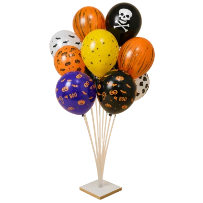 Suporte para balão em 4 tamanhos, incluindo versão para bubble e versão mini.