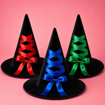 Chapéu de bruxa em versão luxo