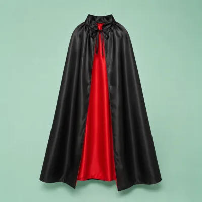 Capa estampada de halloween em tamanho adulto