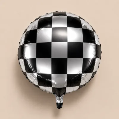 Balão Redondo 18 Polegadas — QUADRICULADO · LISO